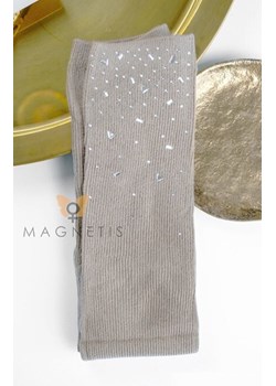 Bawełniane skarpety damskie beżowe QR5016 Połyskujące Trójkąty, Kolor beżowy, Rozmiar uniwersalny, Magnetis ze sklepu Primodo w kategorii Skarpetki damskie - zdjęcie 187626041