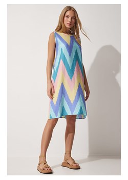 Happiness Istanbul Sukienka w kolorze błękitno-beżowym ze sklepu Limango Polska w kategorii Sukienki - zdjęcie 187626321