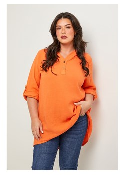 Curvy Lady Tunika w kolorze pomarańczowym ze sklepu Limango Polska w kategorii Bluzki damskie - zdjęcie 187626781