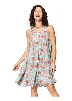 Ipanima Sukienka w kolorze biało-czerwono-turkusowym ze sklepu Limango Polska w kategorii Sukienki - zdjęcie 187627760