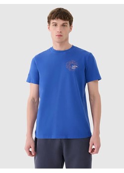 4F Koszulka w kolorze niebieskim ze sklepu Limango Polska w kategorii T-shirty męskie - zdjęcie 187627923