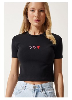 Happiness Istanbul Koszulka w kolorze czarnym ze sklepu Limango Polska w kategorii Bluzki damskie - zdjęcie 187628514