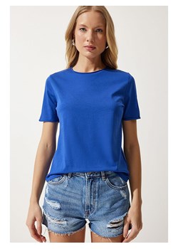 Happiness Istanbul Koszulka w kolorze niebieskim ze sklepu Limango Polska w kategorii Bluzki damskie - zdjęcie 187628530