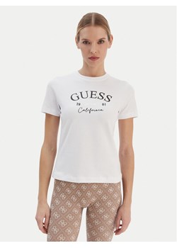 Guess T-Shirt V6RI02 J1314 Biały Regular Fit ze sklepu MODIVO w kategorii Bluzki damskie - zdjęcie 187630120