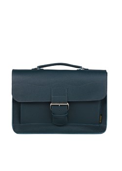 zielona torba skórzana na ramię i do ręki Boston ze sklepu Słoń Torbalski w kategorii Listonoszki - zdjęcie 187630421