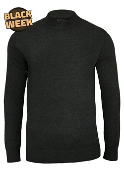 Półgolf Klasyczny, Męski Grafitowy - Brave Soul SWBRSAW17TURTLECHARCOAL ze sklepu JegoSzafa.pl w kategorii Swetry męskie - zdjęcie 187630973