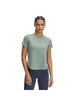 Damska koszulka do biegania Under Armour UA Launch Elite - zielona ze sklepu Sportstylestory.com w kategorii Bluzki damskie - zdjęcie 187631140