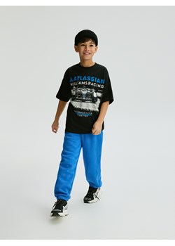 Reserved - Bawełniane spodnie jogger - jasnoniebieski ze sklepu Reserved w kategorii Spodnie chłopięce - zdjęcie 187631624