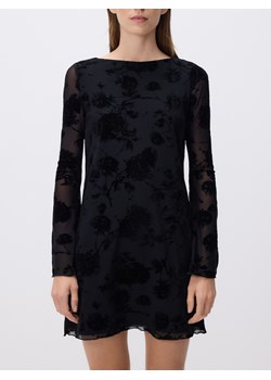 Reserved - Sukienka mini w kwiaty - czarny ze sklepu Reserved w kategorii Sukienki - zdjęcie 187631771