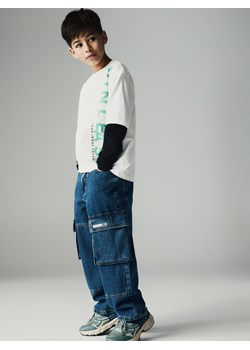 Reserved - Jeansy baggy - niebieski ze sklepu Reserved w kategorii Spodnie chłopięce - zdjęcie 187632171