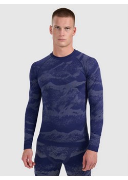 Męska bielizna termoaktywna (góra) 4F 4FWAW25USEAM227 - granatowa ze sklepu Sportstylestory.com w kategorii Bielizna termoaktywna męska - zdjęcie 187632440