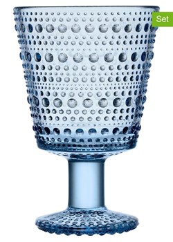 iittala Kieliszki (2 szt.) &quot;Kastehelmi&quot; w kolorze błękitnym - 260 ml ze sklepu Limango Polska w kategorii Naczynia - zdjęcie 187632581