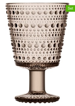 iittala Kieliszki (2 szt.) &quot;Kastehelmi&quot; w kolorze beżowym - 260 ml ze sklepu Limango Polska w kategorii Naczynia - zdjęcie 187632583