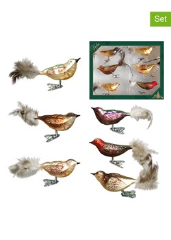 Krebs Glas Lauscha Ozdoby choinkowe (6 szt.) ze wzorem ze sklepu Limango Polska w kategorii Dekoracje bożonarodzeniowe - zdjęcie 187632603