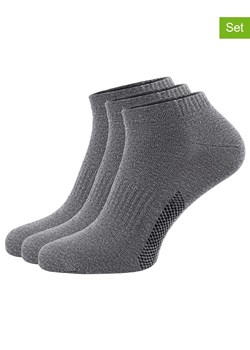 NANGA Skarpety (3 pary) w kolorze szarym do sneakersów ze sklepu Limango Polska w kategorii Skarpetki męskie - zdjęcie 187632674