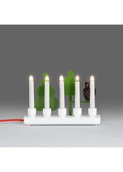 Konstsmide Dekoracyjna lampa w kolorze biało-zielonym - 26 x 18 x 7 cm ze sklepu Limango Polska w kategorii Oświetlenie - zdjęcie 187632771