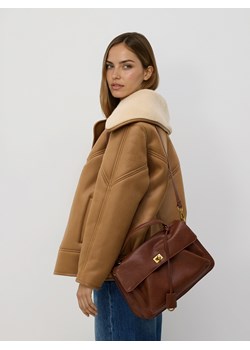 Reserved - Torebka na ramię z zawieszką - brązowy ze sklepu Reserved w kategorii Listonoszki - zdjęcie 187632973