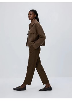 Reserved - Spodnie cygaretki - oliwkowy ze sklepu Reserved w kategorii Spodnie damskie - zdjęcie 187633014