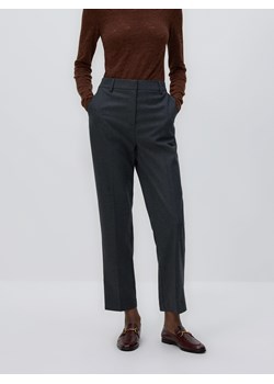 Reserved - Spodnie cygaretki - szary ze sklepu Reserved w kategorii Spodnie damskie - zdjęcie 187633020