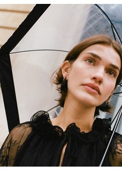 Reserved - Okrągłe kolczyki - czarny ze sklepu Reserved w kategorii Kolczyki - zdjęcie 187633104