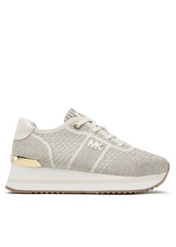 MICHAEL Michael Kors Sneakersy Monique Knit Trainer 43F3MQFSAM Szary ze sklepu MODIVO w kategorii Buty sportowe damskie - zdjęcie 187633513
