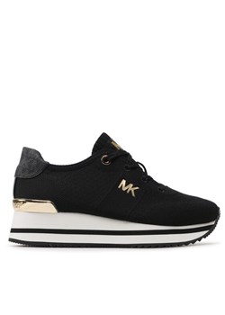 MICHAEL Michael Kors Sneakersy Monique Knit Trainer 43F1MQFSBD Czarny ze sklepu MODIVO w kategorii Buty sportowe damskie - zdjęcie 187633520