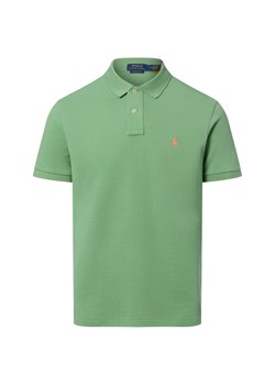 Polo Ralph Lauren Męska koszulka polo Mężczyźni Bawełna zielony jednolity ze sklepu vangraaf w kategorii T-shirty męskie - zdjęcie 187633744