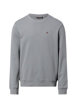 Napapijri Bluza męska - Balis Mężczyźni Bawełna szary jednolity ze sklepu vangraaf w kategorii Bluzy męskie - zdjęcie 187633782