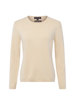 Franco Callegari Damski sweter z dzianiny z zawartością kaszmiru Kobiety beżowy marmurkowy ze sklepu vangraaf w kategorii Swetry damskie - zdjęcie 187633812