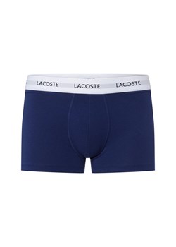 Lacoste Bokserki w 3-paku Mężczyźni Bawełna niebieski jednolity ze sklepu vangraaf w kategorii Majtki męskie - zdjęcie 187633822