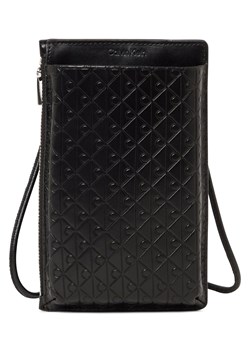 Calvin Klein Męskie etui na telefon komórkowy Mężczyźni czarny jednolity ze sklepu vangraaf w kategorii Torby męskie - zdjęcie 187633840