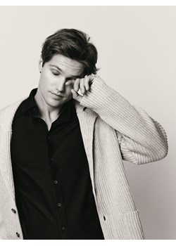 Reserved - Koszula slim fit z bawełną - czarny ze sklepu Reserved w kategorii Koszule męskie - zdjęcie 187633932