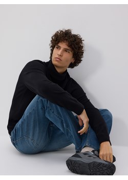 Reserved - Jeansy straight fit - indigo jeans ze sklepu Reserved w kategorii Jeansy męskie - zdjęcie 187634154