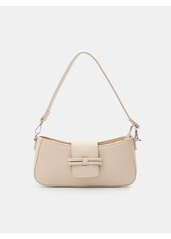 Sinsay - Torebka hobo z imitacji skóry - kremowy ze sklepu Sinsay w kategorii Torebki bagietki - zdjęcie 187634541