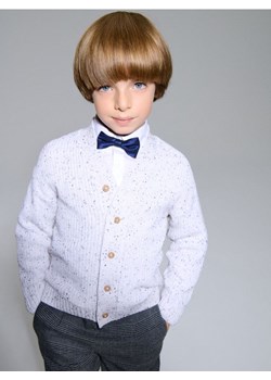 Sinsay - Bawełniany sweter na guziki - kremowy ze sklepu Sinsay w kategorii Swetry chłopięce - zdjęcie 187634570