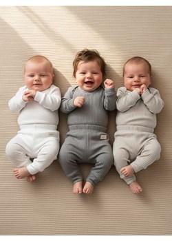 Sinsay - Legginsy 3 pack - biały ze sklepu Sinsay w kategorii Spodnie i półśpiochy - zdjęcie 187634573