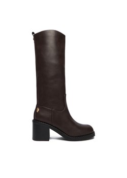 U.S. Polo Assn. Kozaki EO-SABINA002W/EY1 Brązowy ze sklepu MODIVO w kategorii Kozaki damskie - zdjęcie 187635383