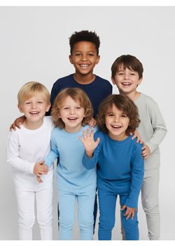 Sinsay - Koszulki z długimi rękawami 5 pack - biały ze sklepu Sinsay w kategorii T-shirty chłopięce - zdjęcie 187636700