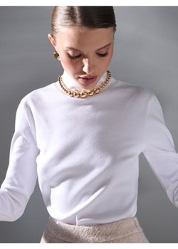 Sinsay - Bluzka z długim rękawem - biały ze sklepu Sinsay w kategorii Bluzki damskie - zdjęcie 187636770