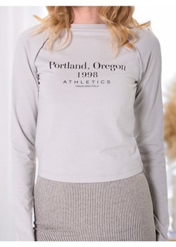 Sinsay - Koszulka z długimi rękawami - szary ze sklepu Sinsay w kategorii Bluzki damskie - zdjęcie 187636811