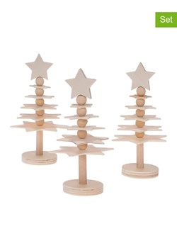 SUNNYSUE Choinki (3 szt.) w kolorze jasnobrązowym ze sklepu Limango Polska w kategorii Zabawki - zdjęcie 187636881