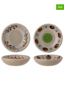 Bloomingville Miski (2 szt.) &quot;Peline&quot; w kolorze brązowo-niebieskim - Ø 11 cm ze sklepu Limango Polska w kategorii Naczynia - zdjęcie 187637181