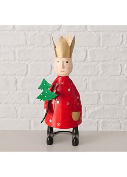 Boltze Figurka dekoracyjna &quot;Maxi&quot; w kolorze czerwono-złoto-zielonym - wys. 27,5 cm ze sklepu Limango Polska w kategorii Dekoracje - zdjęcie 187637323