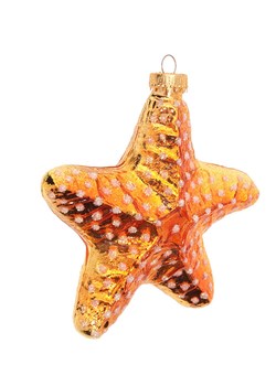 Krebs Glas Lauscha Ozdoba choinkowa w kolorze złotym - wys. 11 cm ze sklepu Limango Polska w kategorii Dekoracje bożonarodzeniowe - zdjęcie 187637451