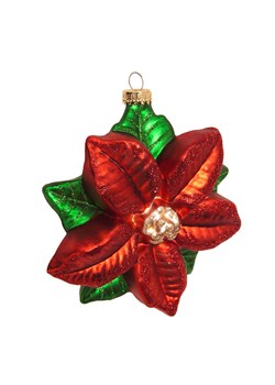 Krebs Glas Lauscha Ozdoba choinkowa w kolorze czerwono-zielonym ze sklepu Limango Polska w kategorii Dekoracje bożonarodzeniowe - zdjęcie 187637460