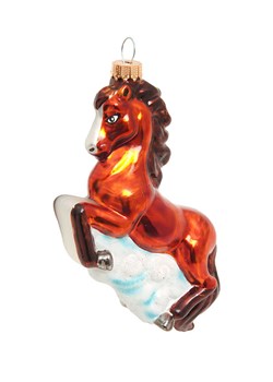 Krebs Glas Lauscha Ozdoba choinkowa w kolorze brązowym - wys. 8 cm ze sklepu Limango Polska w kategorii Dekoracje bożonarodzeniowe - zdjęcie 187637464