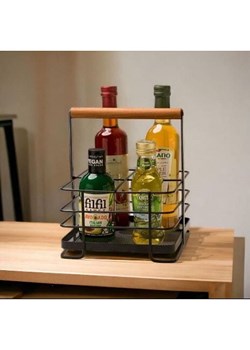 Violeta Home Organizer kuchenny w kolorze czarno-jasnobrązowym - 34 x 43 x 18 cm ze sklepu Limango Polska w kategorii Akcesoria i przechowywanie - zdjęcie 187637510