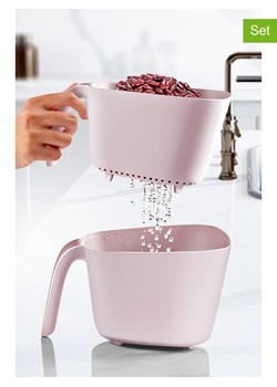 Violeta Home 2-częściowy zestaw w kolorze jasnoróżowym - 24 x 21 x 14 cm ze sklepu Limango Polska w kategorii Akcesoria kuchenne - zdjęcie 187637511