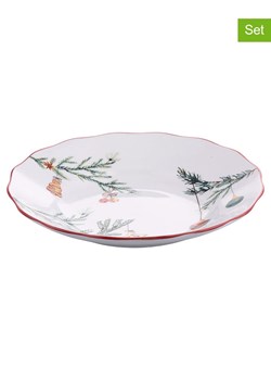 Villa d´Este Talerze głębokie (6 szt.) w kolorze biało-zielono-czerwonym - Ø 22,5 cm ze sklepu Limango Polska w kategorii Naczynia - zdjęcie 187637563
