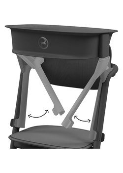 Cybex Wkładka w kolorze czarnym do krzesełka &quot;Lemo&quot; ze sklepu Limango Polska w kategorii Fotele dziecięce - zdjęcie 187637604